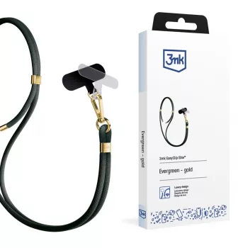 3mk EasyClip Elite Handy-Schlüsselband, Evergreen Gold