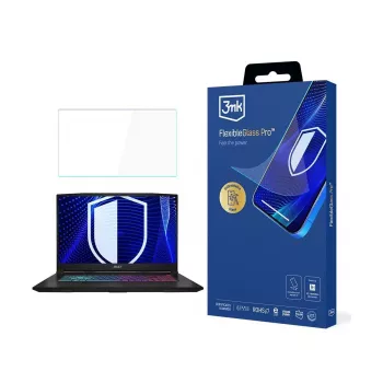 3MK PROTECTION FlexibleGlass Pro Displayschutzfolie für MSI Katana 17,3 Zoll Laptop (bis 19) - 0,3 mm Hybridglas, 7H Härte, Anti-Fingerabdruck, blasenfrei