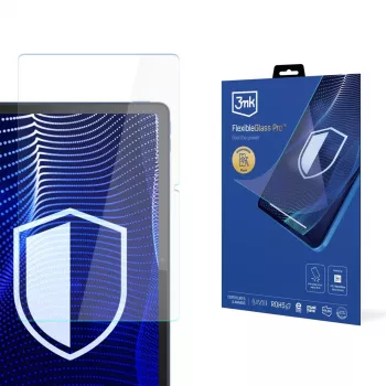 3MK PROTECTION FlexibleGlass Pro Displayschutzfolie für Lenovo Tab M10A 5G - Hybridglas, 7H Härte, 0,3 mm, klar