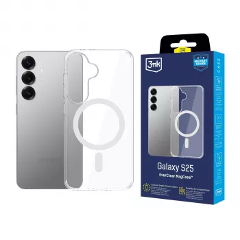 3MK EverClear MagCase für Samsung Galaxy S25 - Transparent