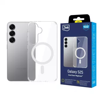 3MK EverClear MagCase für Samsung Galaxy S25 - Transparent