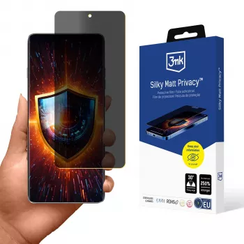 3MK Silky Matt Privacy Screen Protector für Motorola Edge 60 Pro