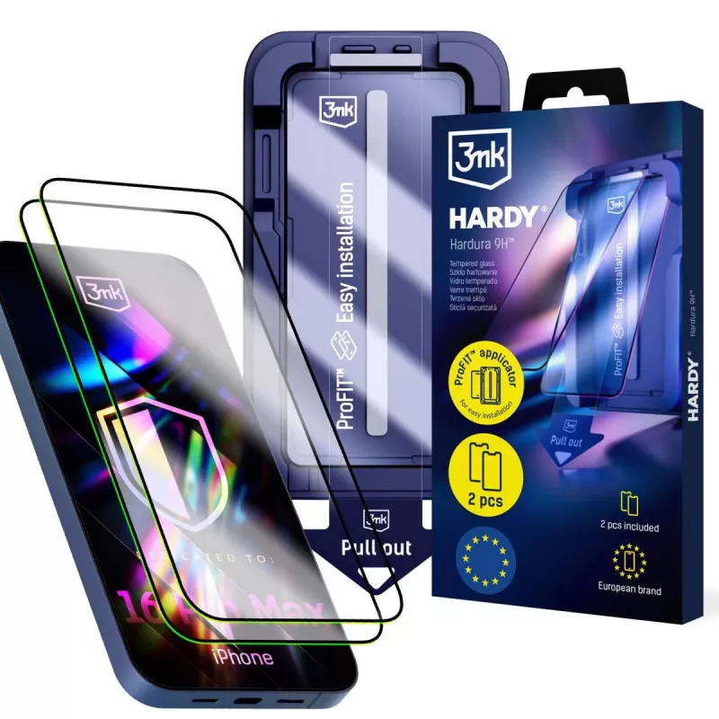 3MK PROTECTION Apple iPhone 16 Pro Max - 3mk Hardy Hardura 9H Tempered Glass Screen Protector
