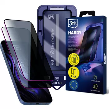 3MK PROTECTION Apple iPhone 15 Pro Max Hardy Privzone 9H Tempered Glass Privacy Screen Protector