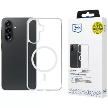 3MK Armor MagCase für Samsung Galaxy A27 5G - Klare transparente Hybrid-Rückseite mit MagSafe