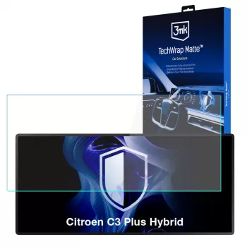3MK PROTECTION Citroen C3 Plus Hybrid - 3mk TechWrap Matter Center Display Screen Protector