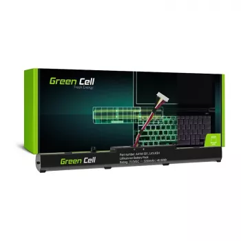 Green Cell GREENCELL Akku für Asus A41N1501 - Li-Polymer 15,2V 4000mAh 60,8Wh 4 Zellen Schwarz