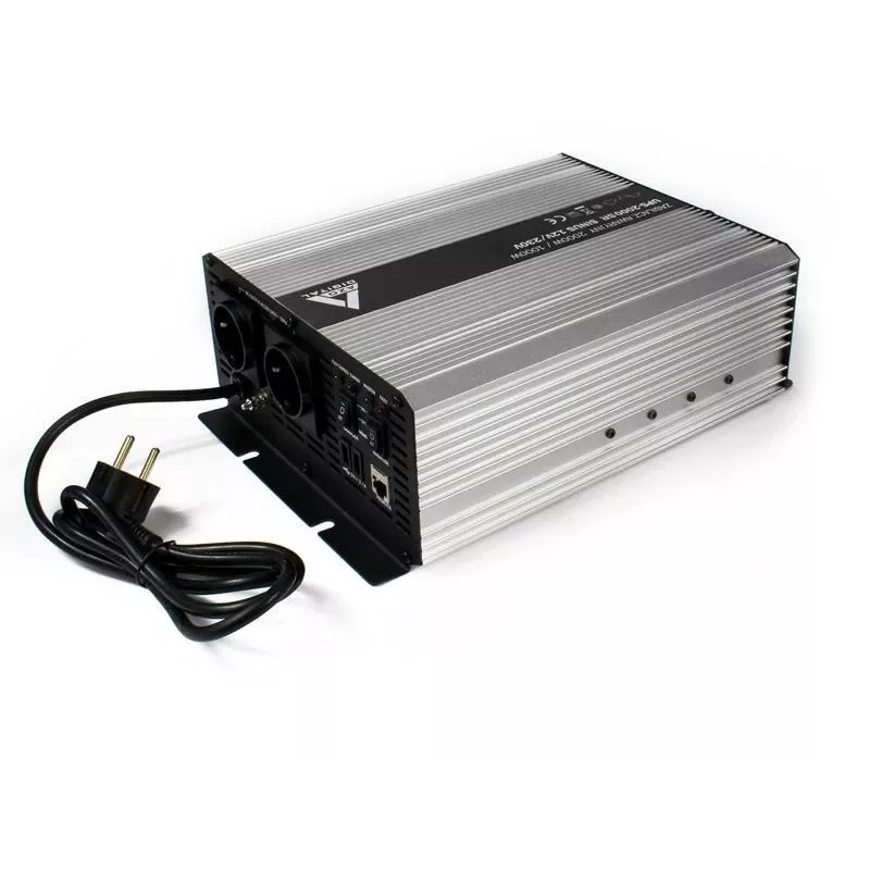 AZO DIGITAL Unterbrechungsfreie Stromversorgung (USV + AVR) 12V UPS-2000SR 2000VA 1400W Line-Interactive