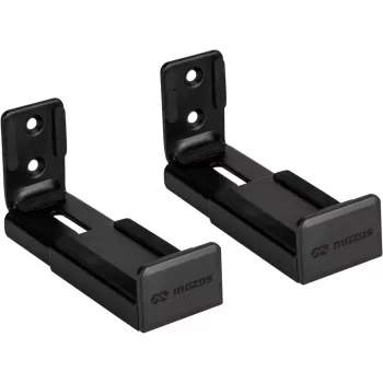 MOZOS SWM2 Soundbar-Wandhalterung – Schwarz, Stahl, 15 kg Tragfähigkeit