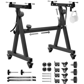 MOZOS KSX6 X-Style Keyboard Stand mit Rollen für Digitalpiano
