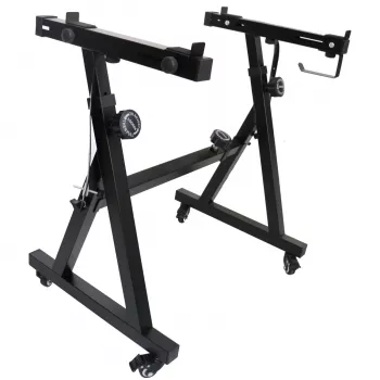 MOZOS KSX6 X-Style Keyboard Stand mit Rollen für Digitalpiano