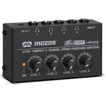 MOZOS HA400 4-Kanal Stereo Kopfhörerverstärker