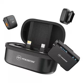 MOZOS MX4-DUAL 2.4 GHz Dual Wireless Microphone System für Smartphones
