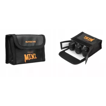 SUNNYLIFE Feuerfeste Batterie-Sicherheitstasche für DJI Mavic Mini / Mini 2 / Mini SE - Fasst 3 Akkus