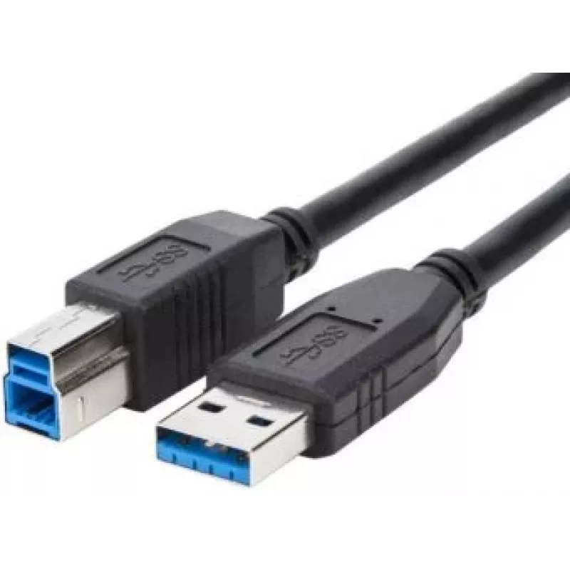 Brackton USB Type-A auf Type-B 5Gbps 3m Kabel - Schwarz
