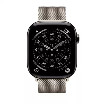 Crong Milano Steel – Edelstahl-Armband für Apple Watch 44/45/46/49 mm (Champagner)