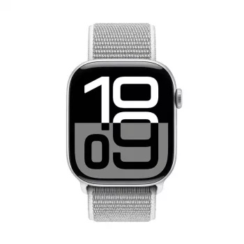 Crong Nylon Sport Loop für Apple Watch 38/40/41/42 mm (Silver Grey)