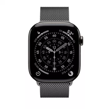 Crong Milano Steel - Edelstahlband für Apple Watch 38/40/41/42 mm (Graphit)
