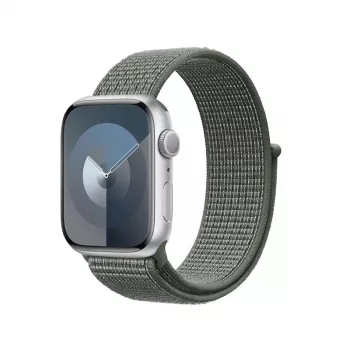 Crong Nylon Sport Band für Apple Watch 38/40/41/42 mm (Military Green)