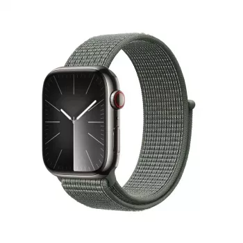 Crong Nylon Sport Band für Apple Watch 38/40/41/42 mm (Military Green)