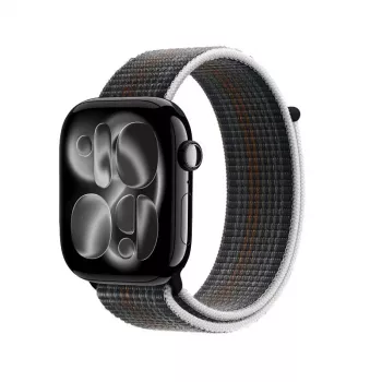 Crong Nylon Sport Loop für Apple Watch 44/45/46/49 mm Grau