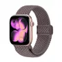 Crong Wave Band Geflochtenes Nylon-Armband für Apple Watch 38/40/41/42 mm Braun