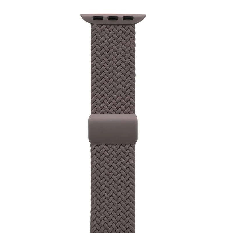 Crong Wave Band Geflochtenes Nylon-Armband für Apple Watch 38/40/41/42 mm Braun