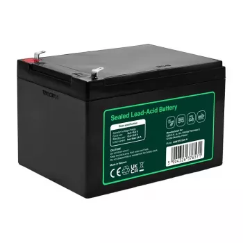 Greencell AGM VRLA 12V 12Ah Wartungsfreie Batterie für Registrierkassen, Spielzeug, Kameras (151x98,5x95mm)