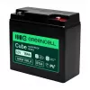 Greencell AGM VRLA 12V 18Ah wartungsfreie Batterie für Registrierkassen, Spielzeug, Kameras (181x77x167mm)