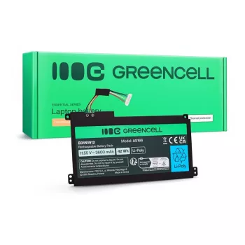 Green Cell Akku für ASUS C31N1912 / B31N1912, 3 Zellen, 42Wh, 11,55V, Li-Ion Polymer, Schwarz