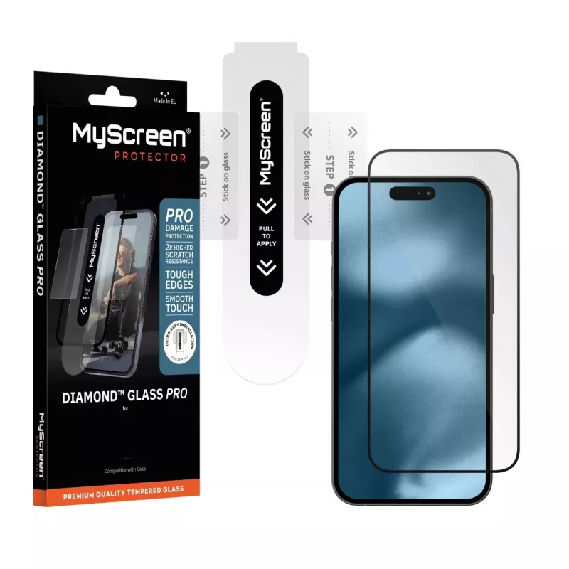 MyScreen Diamond Glass Pro Displayschutzfolie für Apple iPhone 15