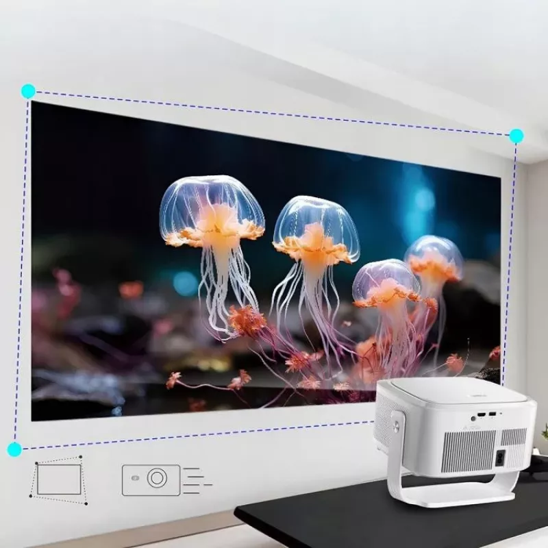 Zenwire PrimeView IMC460 Pro Mini Projektor tragbar Android 14 WiFi