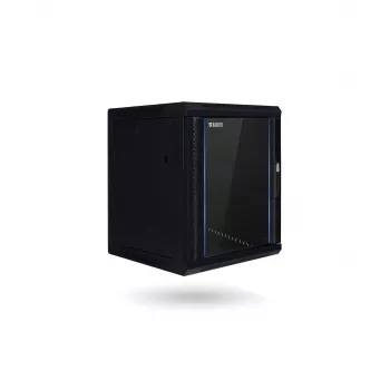 RACKTEL RL-4515WR 15U 600x450 Wandmontage-Serverschrank, unmontiert, schwarz