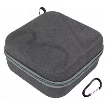 SUNNYLIFE Schutztasche für DJI Avata Drohne - Stoßfeste Semi-Hard Shell Reisetasche mit Schultergurt, Schwarz/Grau