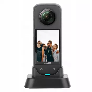 SUNNYLIFE Mini-Stativ / Handgriff für Insta360 X3 - Schwarz