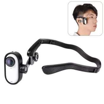 PULUZ Magnetischer Kopfriemenhalterung für Insta360 GO 3 / GO 3S - Schwarz PU974B