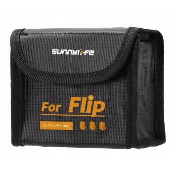 SUNNYLIFE Feuerfeste Tasche für 3 DJI Flip Akkus