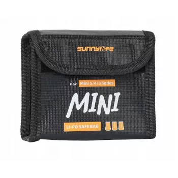 SUNNYLIFE Fireproof Battery Storage Case für 3x DJI Mini 5/4/3 Pro Mini 3 Akkus N5p-dc085-3