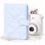 LOVEINSTANT Fotoalbum für 108 Fotos kompatibel mit Fujifilm Instax Mini 12 40 11 9 8 7 Evo LiPlay Link, blau gesteppt