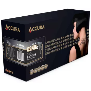 ACCURA Kompatible Brother TN-248XLBK Tonerkartusche - Schwarz, Hohe Ergiebigkeit (XL)