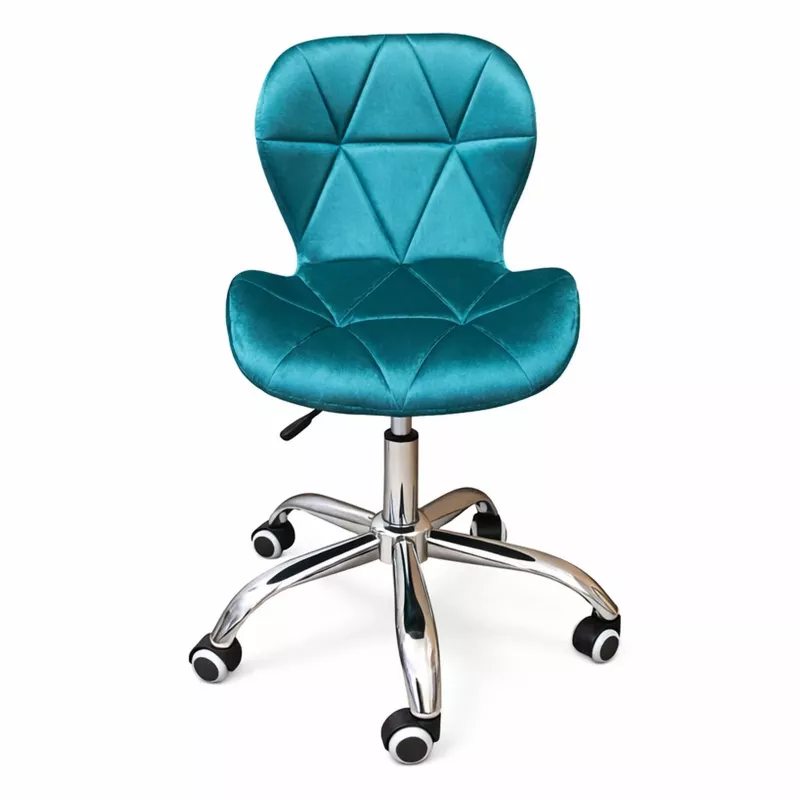 EXTRALINK Velour Bürostuhl Türkis