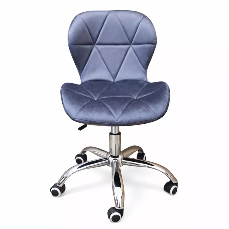 EXTRALINK Velour Bürostuhl Grau