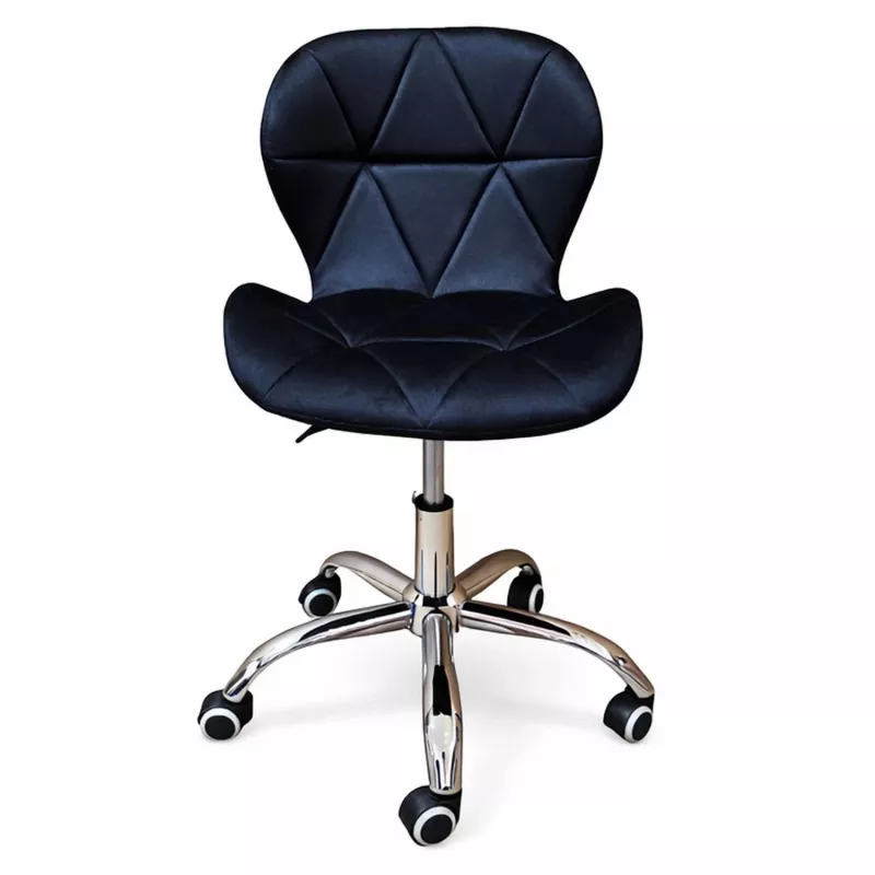EXTRALINK Bürostuhl Velour Schwarz
