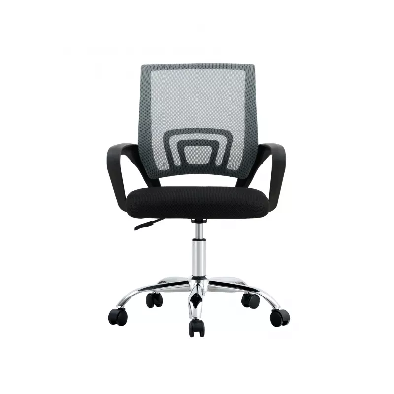 Extralink Home Swivel Office Chair mit Mesh-Rückenlehne, Schwarz