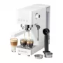 AMZCHEF CE-EM3131-WT Piston Coffee Maker (Weiß) - 20 Bar Espressomaschine mit Dampfdüse