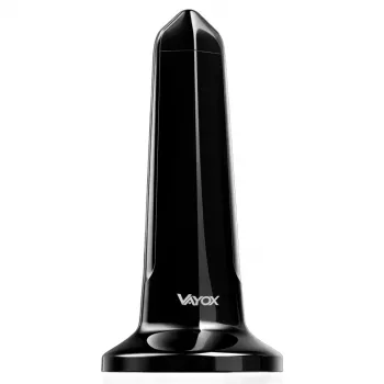 VAYOX VA0127 Indoor DVB-T/T2 Antenne, Schwarz, 28 dBi, 3m Koaxialkabel, USB-betrieben