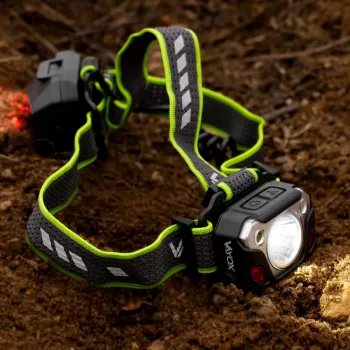 VAYOX VA0103 Akku-Stirnlampe, 1200 lm, SST40, Bewegungssensor, Powerbank-Funktion