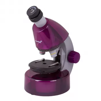 Levenhuk LabZZ M101 Amethyst Biologisches Mikroskop für Kinder, 40x-640x, Monokular, LED-Beleuchtung