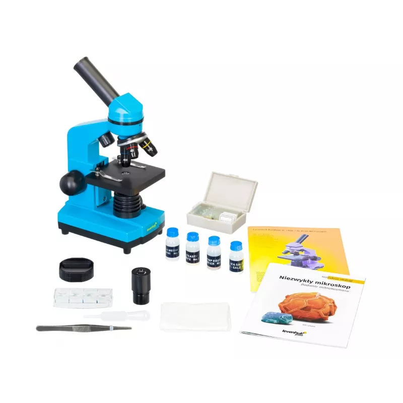 Levenhuk Rainbow 2L Moonstone Biologisches Mikroskop 40x-400x