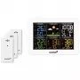 Levenhuk Wezzer PLUS LP60 Wetterstation mit Farb-LCD-Display, kabellosem Außensensor, Temperatur- und Luftfeuchtigkeitsüberwachung, Wettervorhersage, Wecker